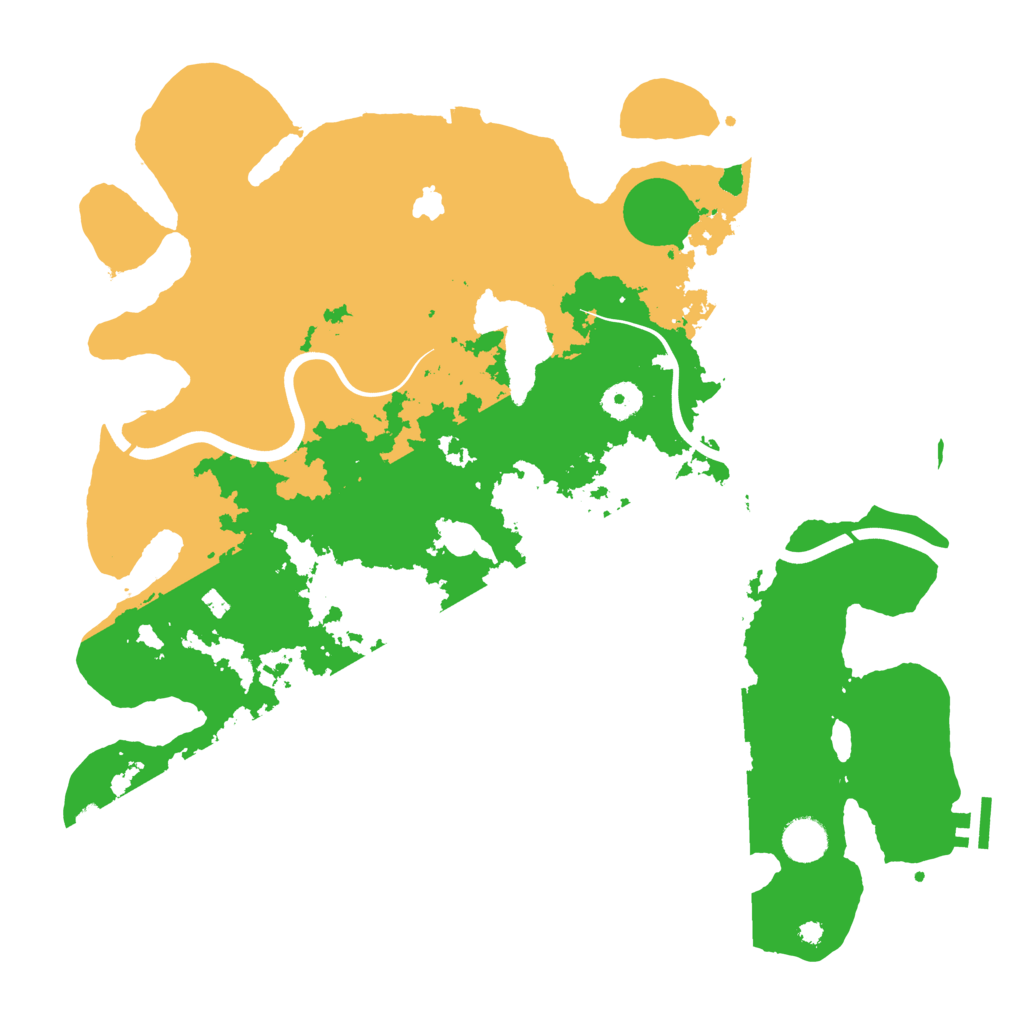 Biome Rust Map: Procedural Map, Size: 4000, Seed: 378787