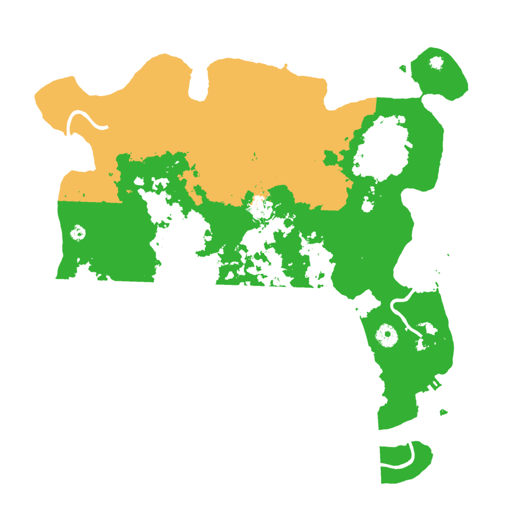 Biome Rust Map: Procedural Map, Size: 3560, Seed: 55224