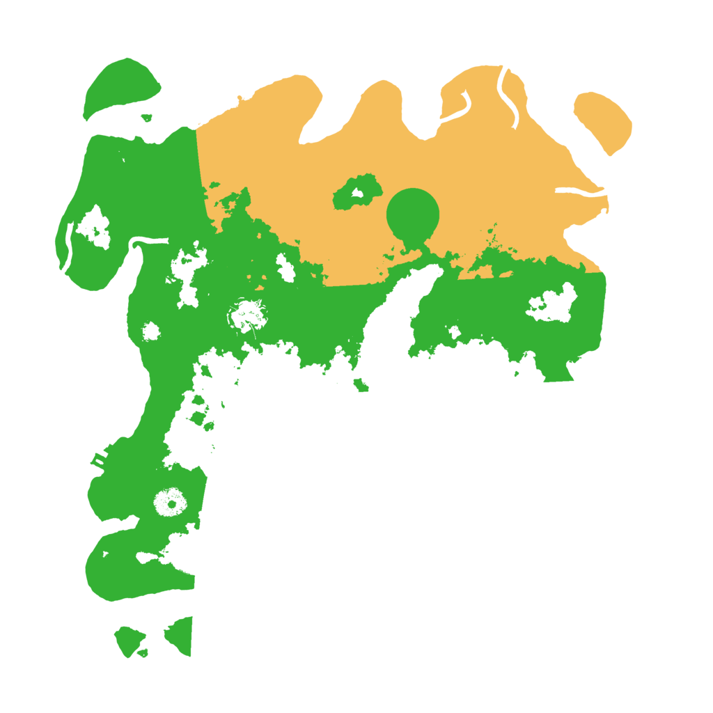 Biome Rust Map: Procedural Map, Size: 3550, Seed: 690837