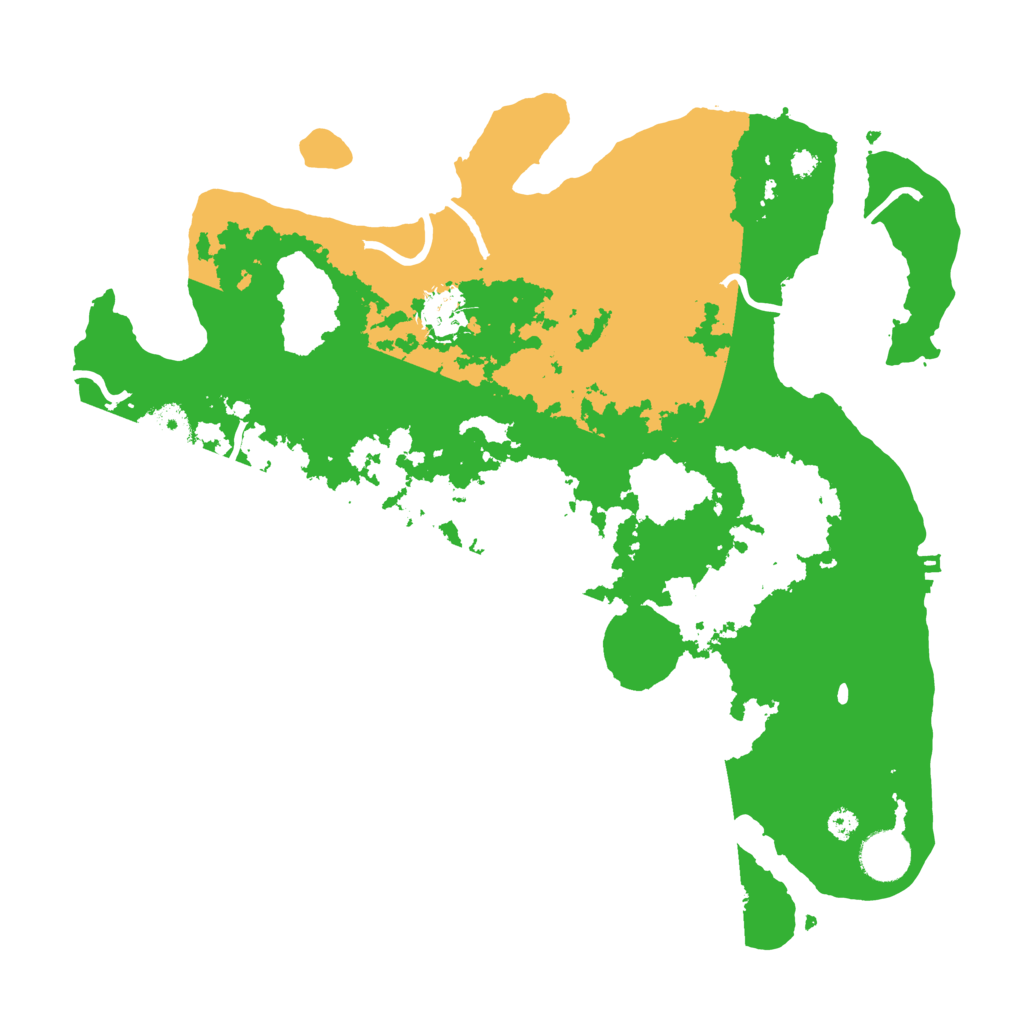 Biome Rust Map: Procedural Map, Size: 3550, Seed: 425672