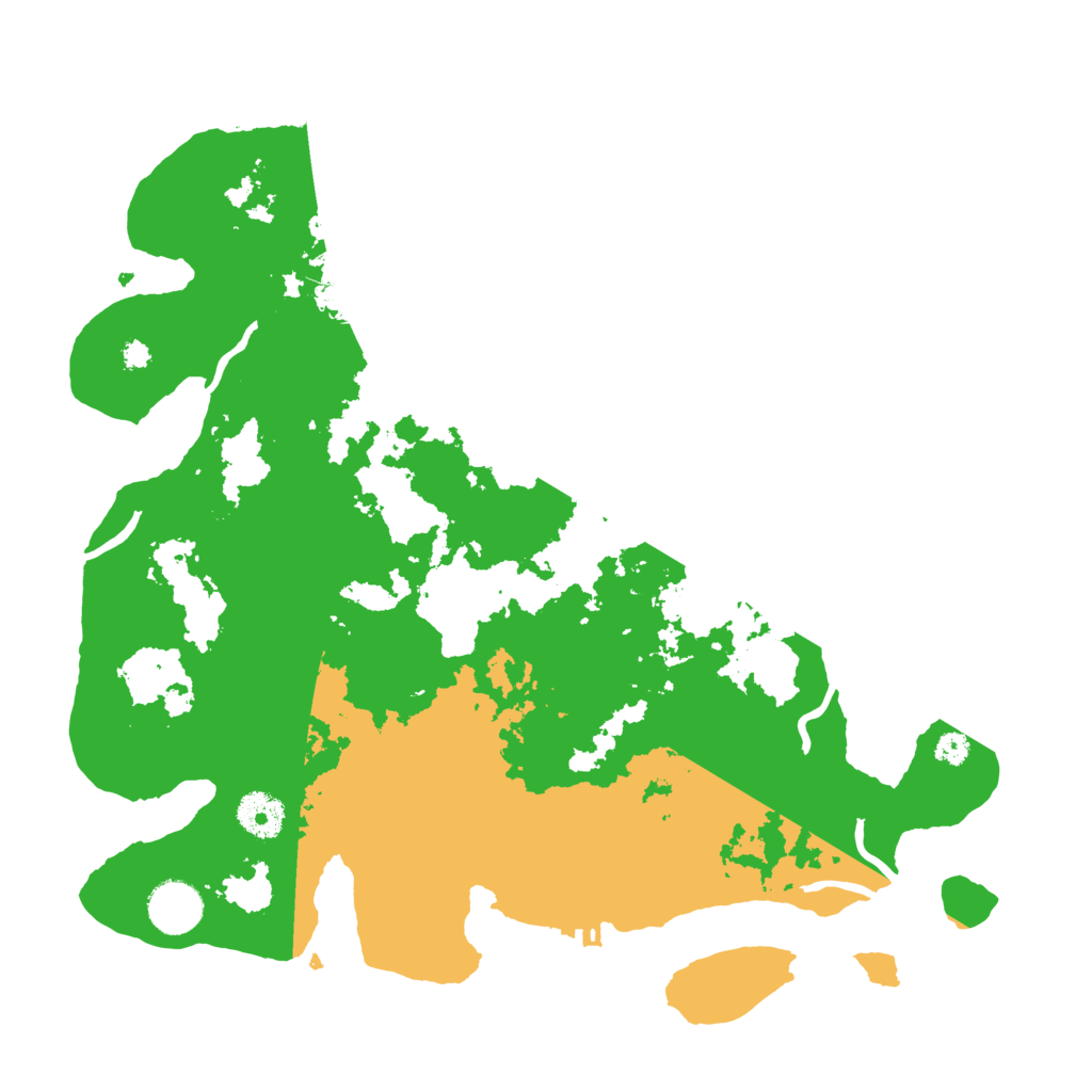 Biome Rust Map: Procedural Map, Size: 3550, Seed: 574876