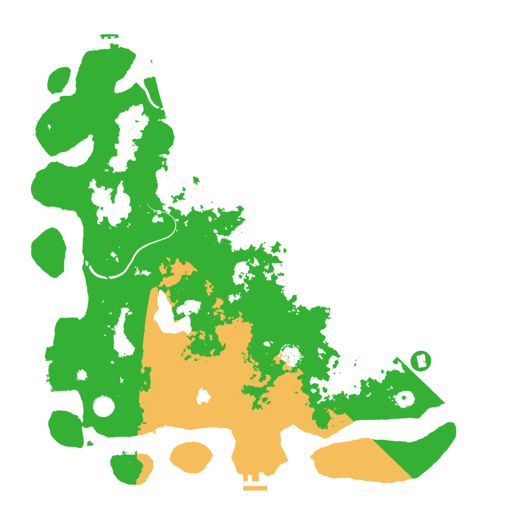 Biome Rust Map: Procedural Map, Size: 4300, Seed: 908067420