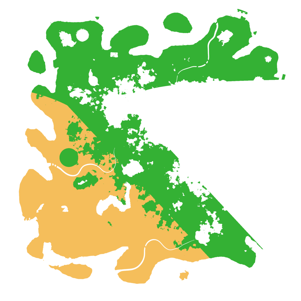 Biome Rust Map: Procedural Map, Size: 4250, Seed: 1330764132
