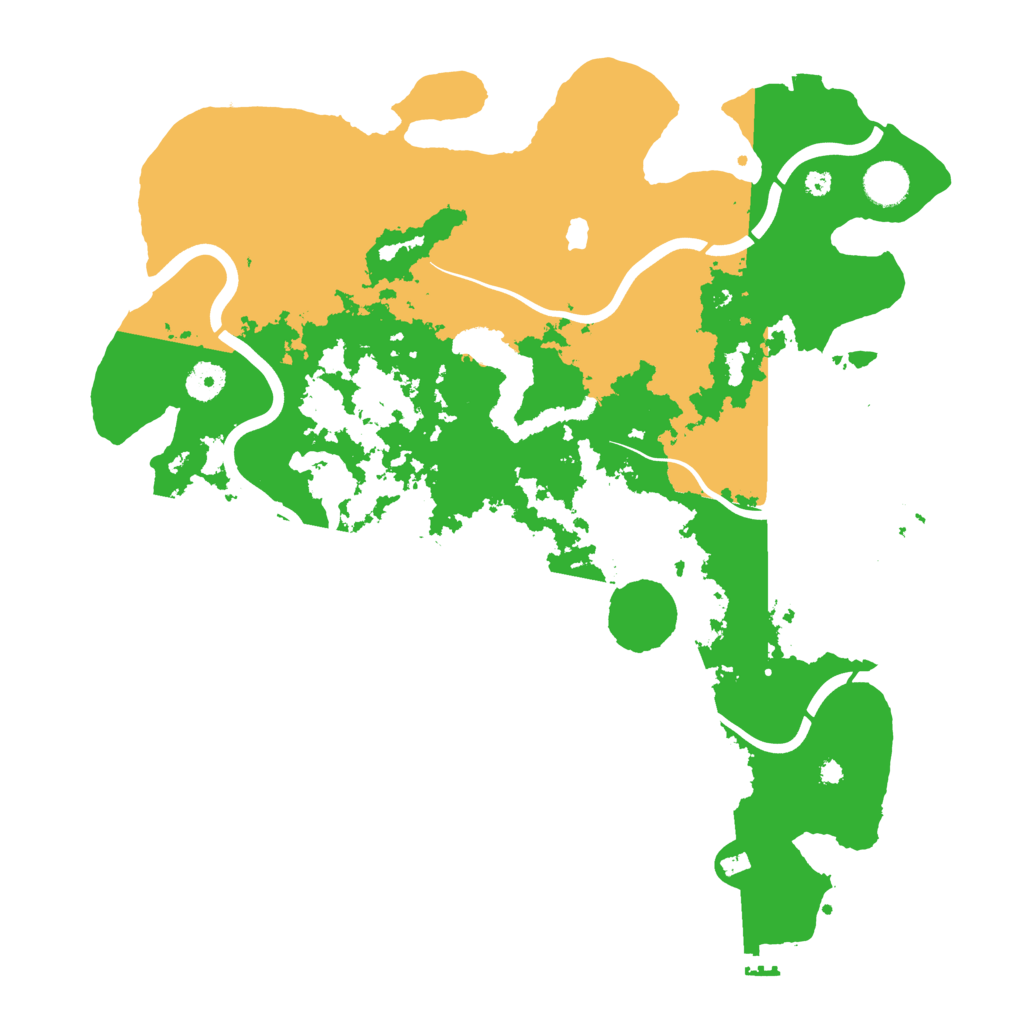Biome Rust Map: Procedural Map, Size: 4000, Seed: 98051