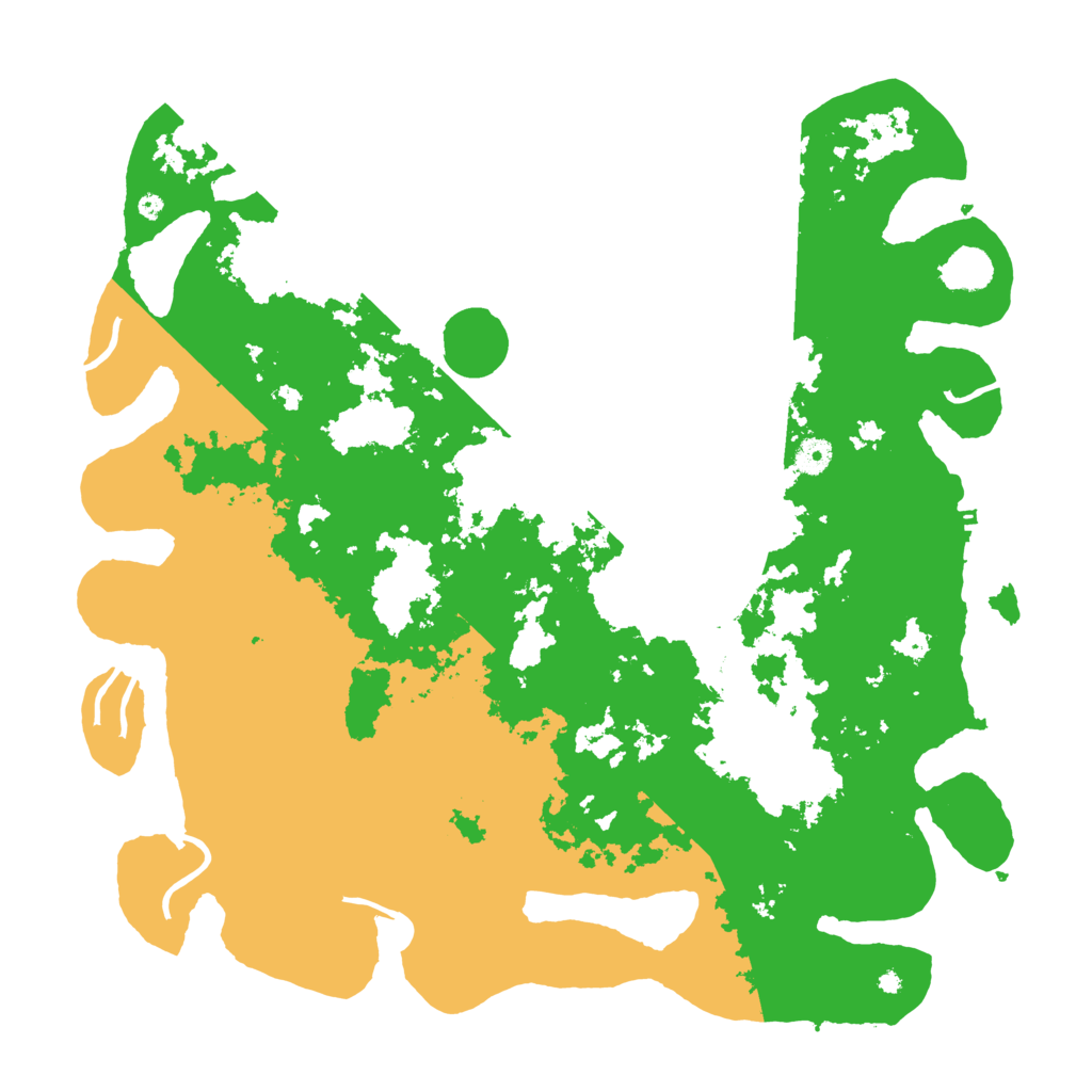 Biome Rust Map: Procedural Map, Size: 4500, Seed: 160974