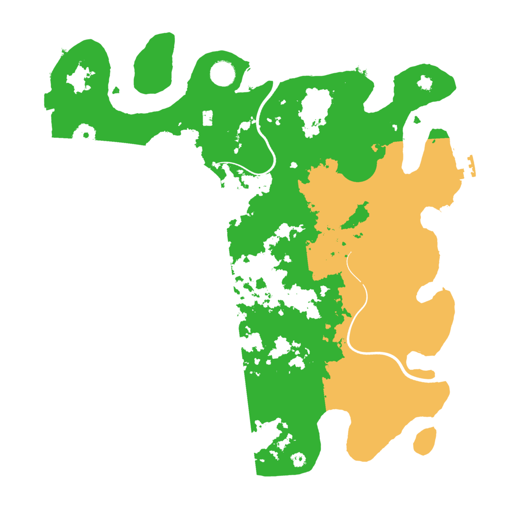 Biome Rust Map: Procedural Map, Size: 3550, Seed: 351679