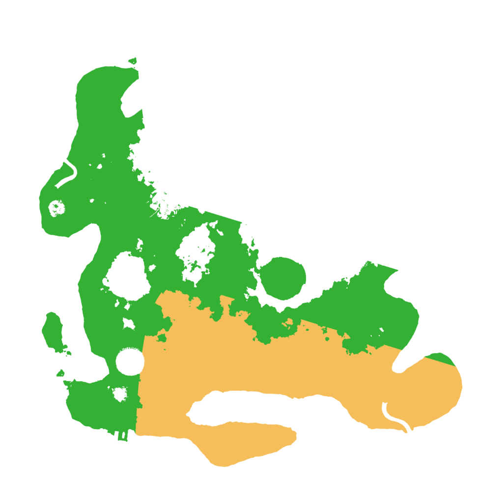 Biome Rust Map: Procedural Map, Size: 3200, Seed: 4289