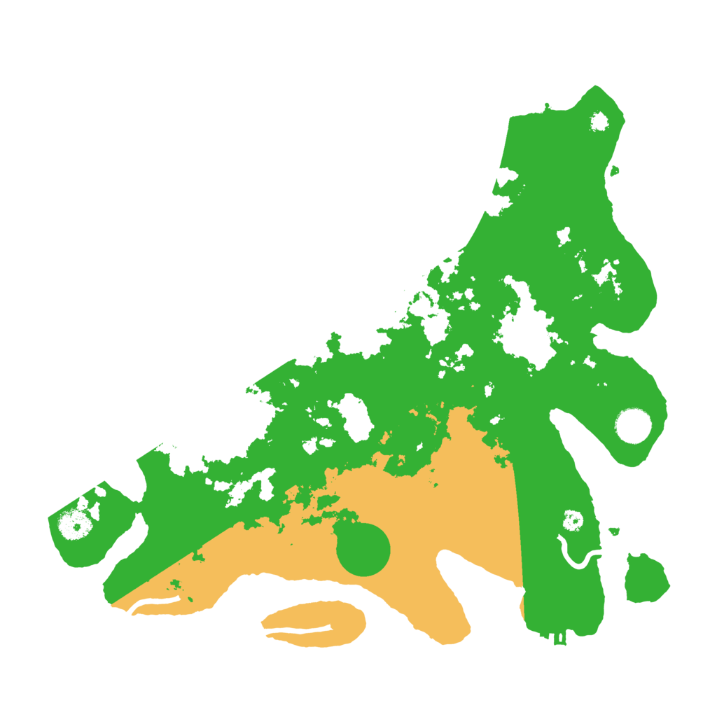 Biome Rust Map: Procedural Map, Size: 3550, Seed: 224774