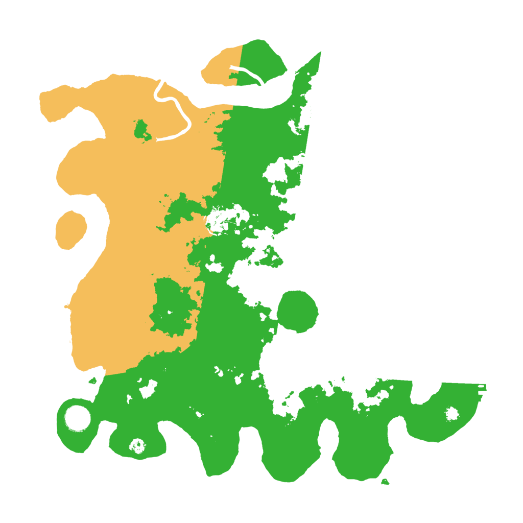 Biome Rust Map: Procedural Map, Size: 3550, Seed: 664254