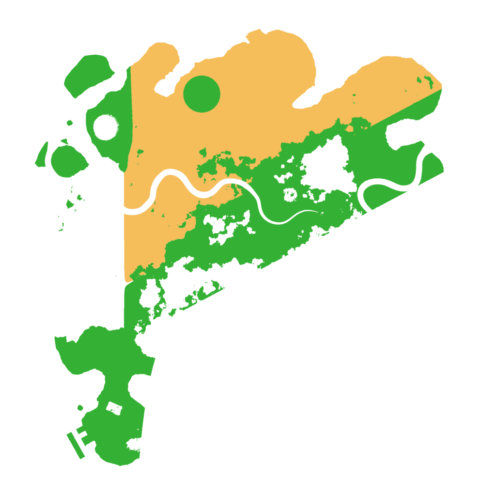 Biome Rust Map: Procedural Map, Size: 3550, Seed: 956396