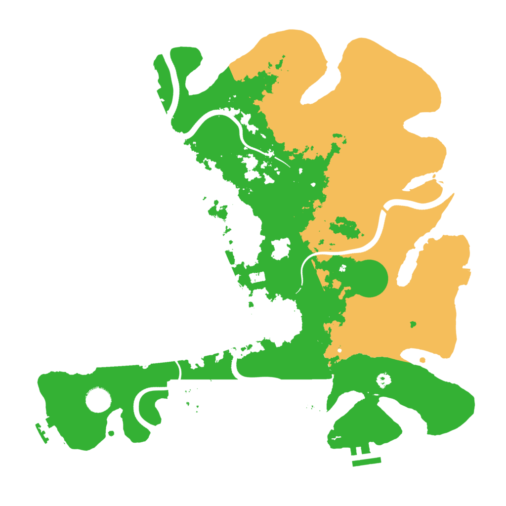 Biome Rust Map: Procedural Map, Size: 3550, Seed: 654655