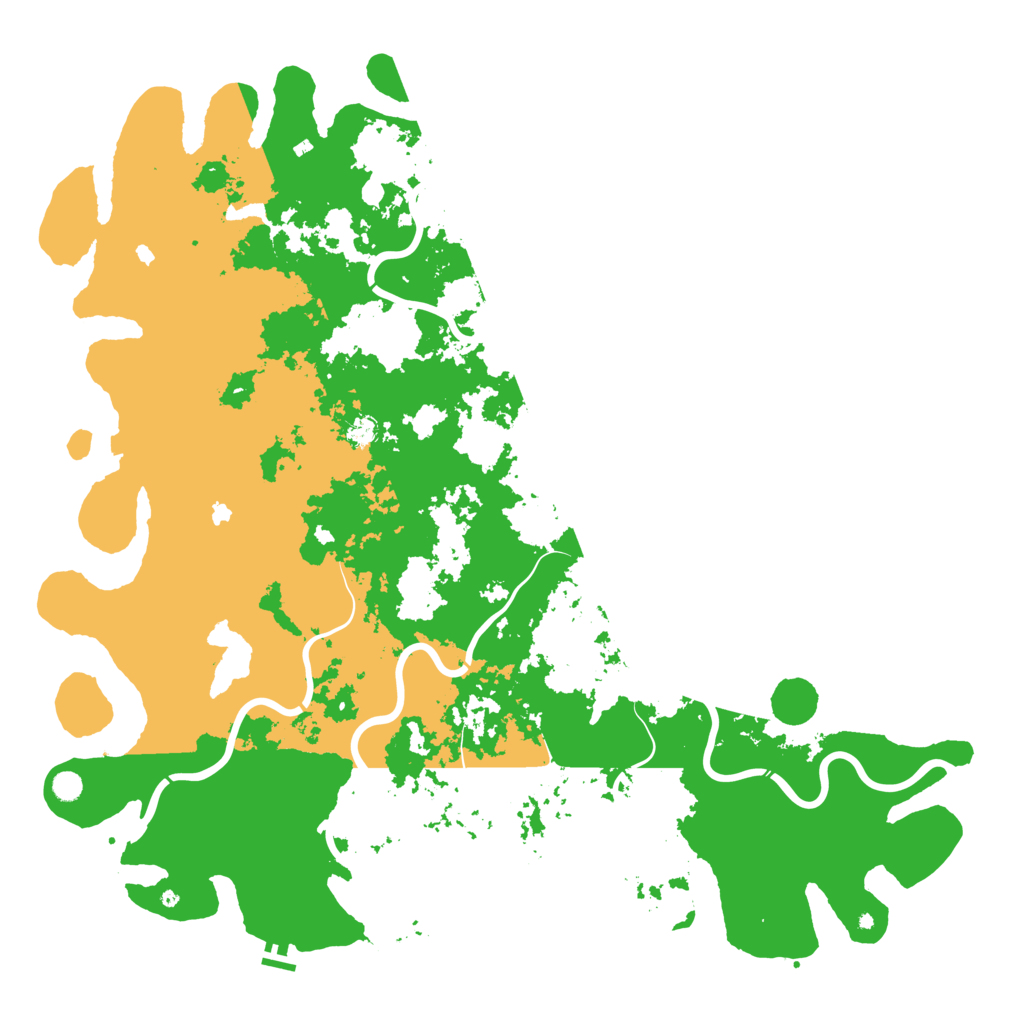 Biome Rust Map: Procedural Map, Size: 6000, Seed: 41834183