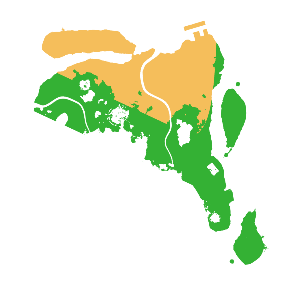 Biome Rust Map: Procedural Map, Size: 2750, Seed: 124