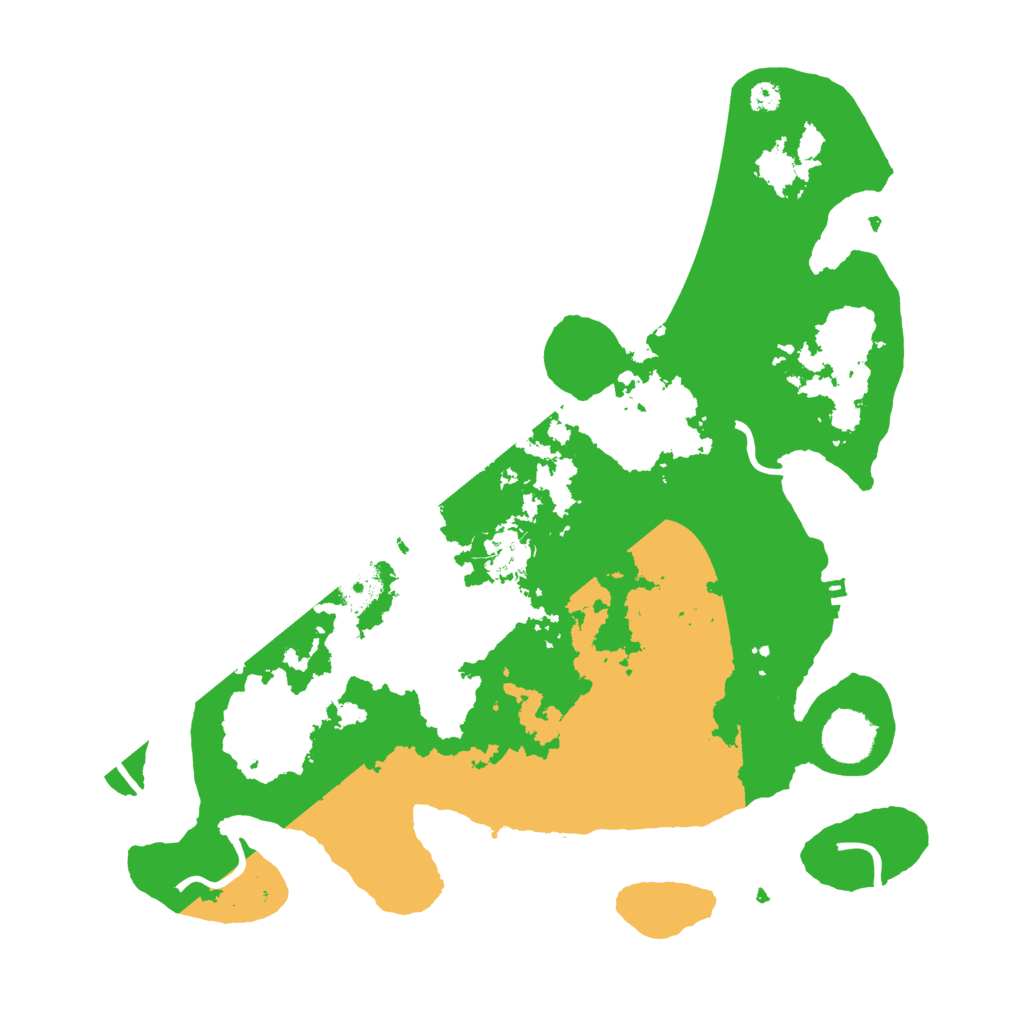 Biome Rust Map: Procedural Map, Size: 3500, Seed: 83558730