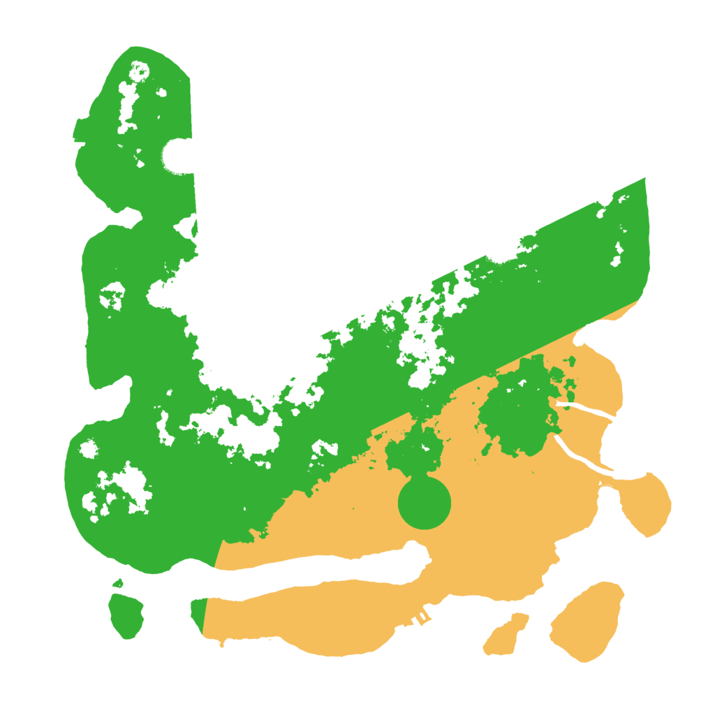 Biome Rust Map: Procedural Map, Size: 3550, Seed: 979628