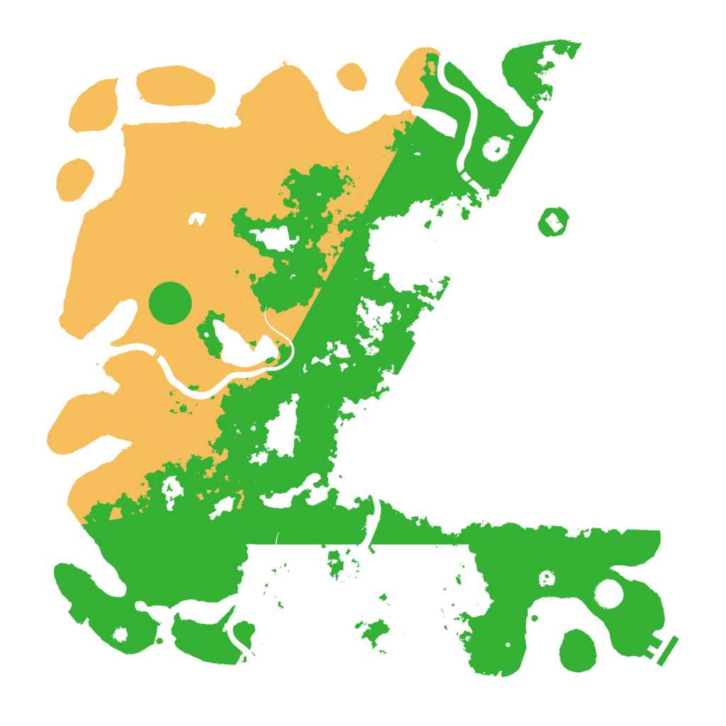 Biome Rust Map: Procedural Map, Size: 4471, Seed: 4595