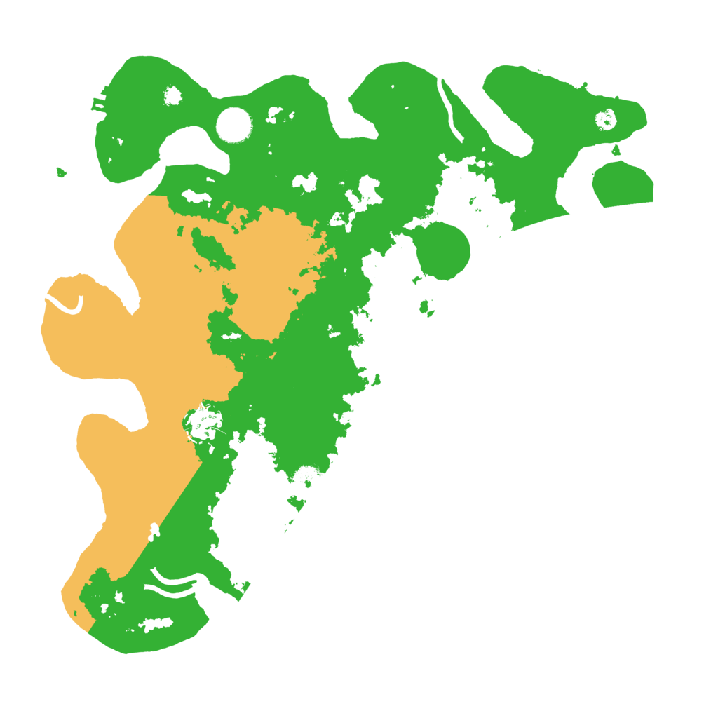 Biome Rust Map: Procedural Map, Size: 3550, Seed: 55805