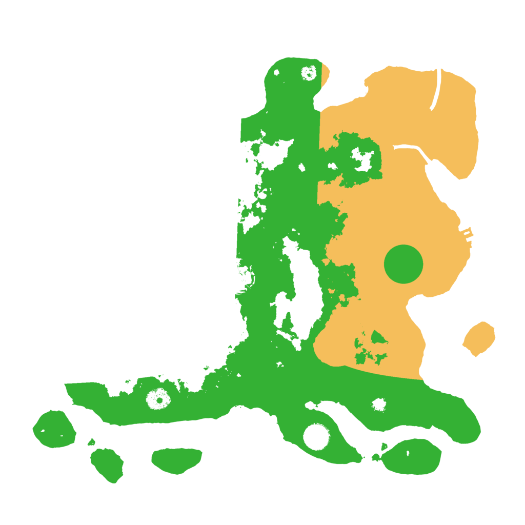 Biome Rust Map: Procedural Map, Size: 3550, Seed: 507026
