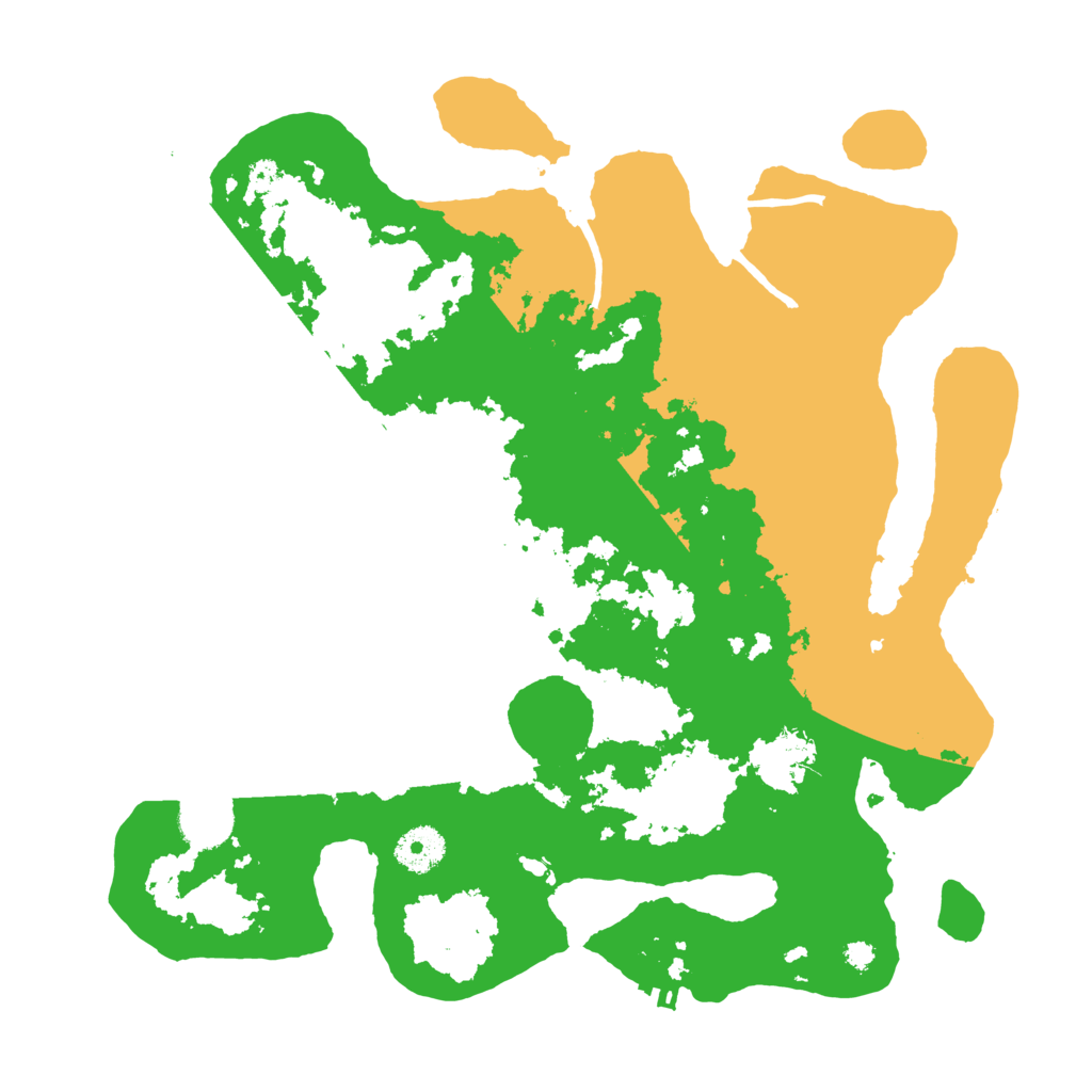 Biome Rust Map: Procedural Map, Size: 3500, Seed: 669806013