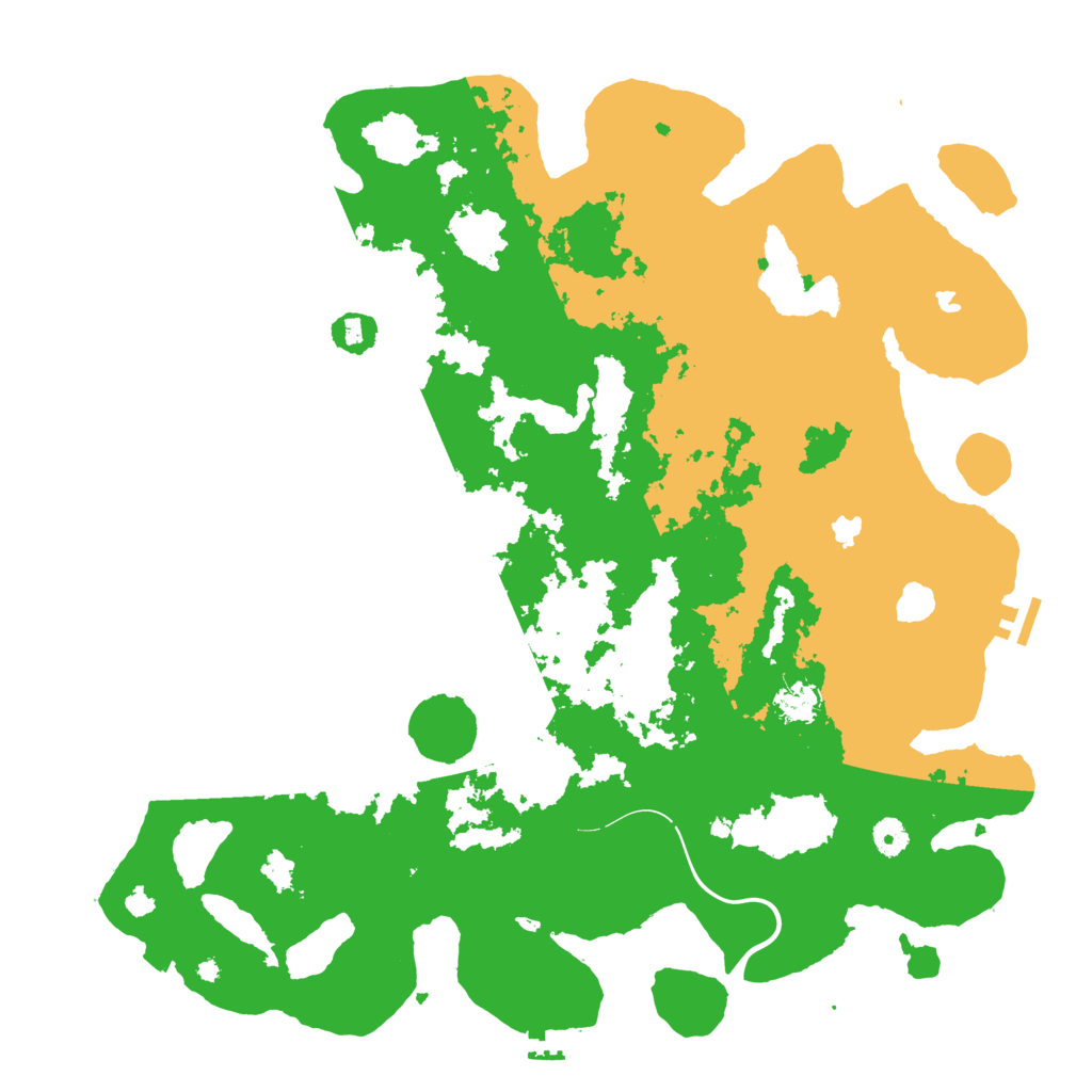 Biome Rust Map: Procedural Map, Size: 4500, Seed: 1439601264