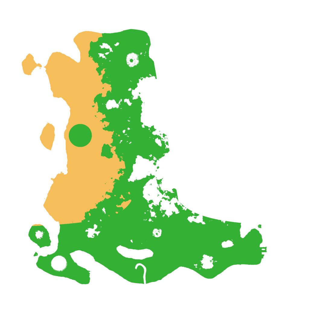 Biome Rust Map: Procedural Map, Size: 3550, Seed: 195446