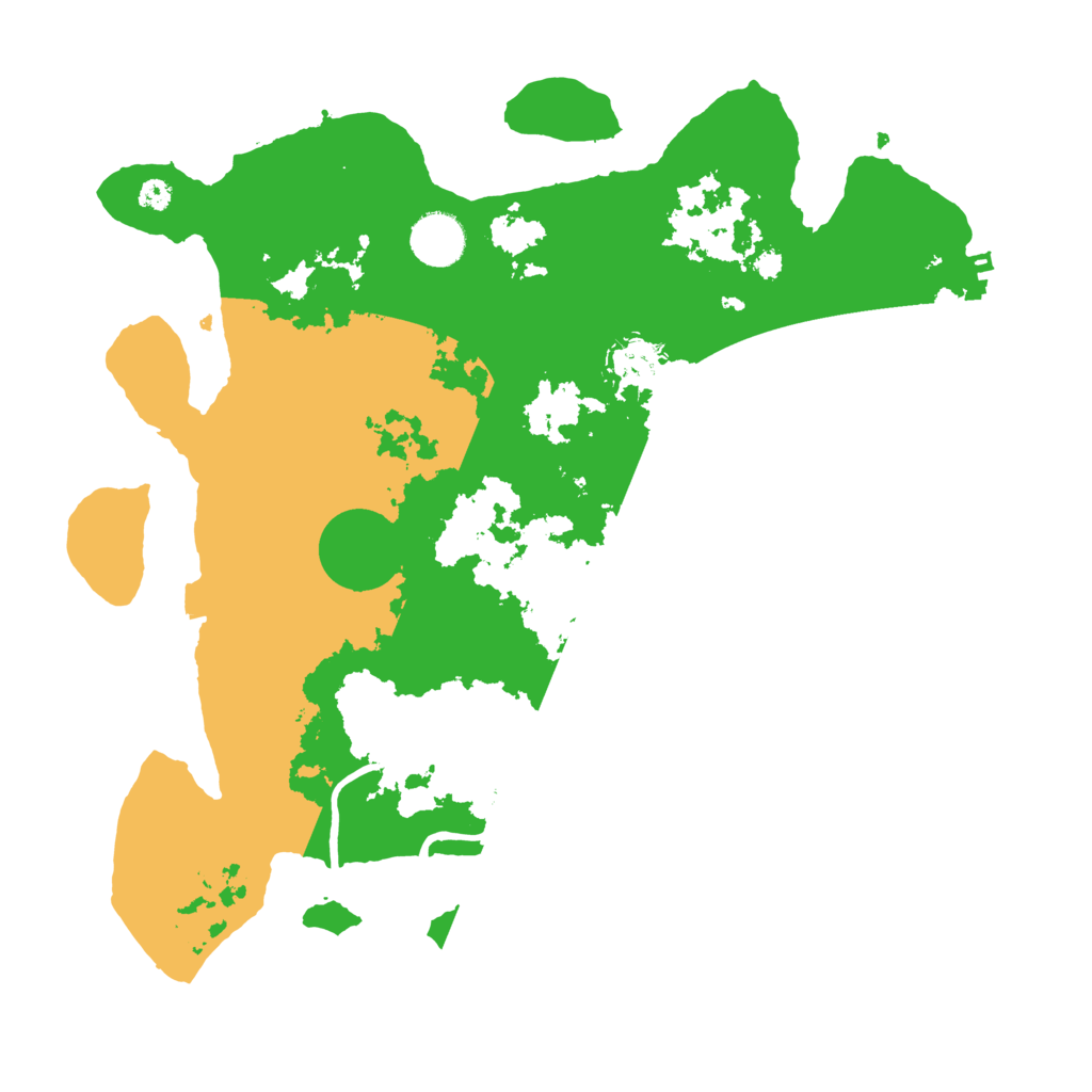 Biome Rust Map: Procedural Map, Size: 3550, Seed: 763218