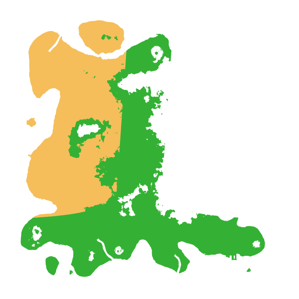 Biome Rust Map: Procedural Map, Size: 3700, Seed: 6732