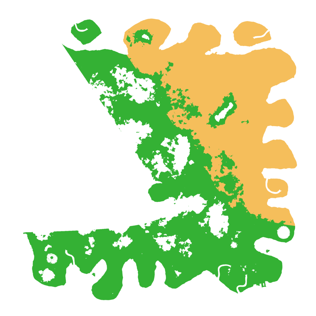 Biome Rust Map: Procedural Map, Size: 4500, Seed: 15351