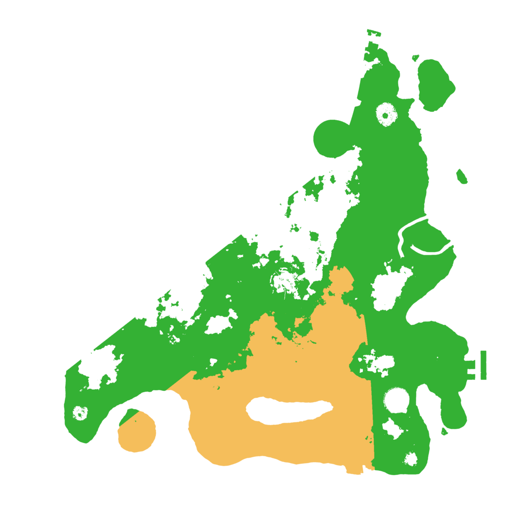Biome Rust Map: Procedural Map, Size: 3550, Seed: 887614