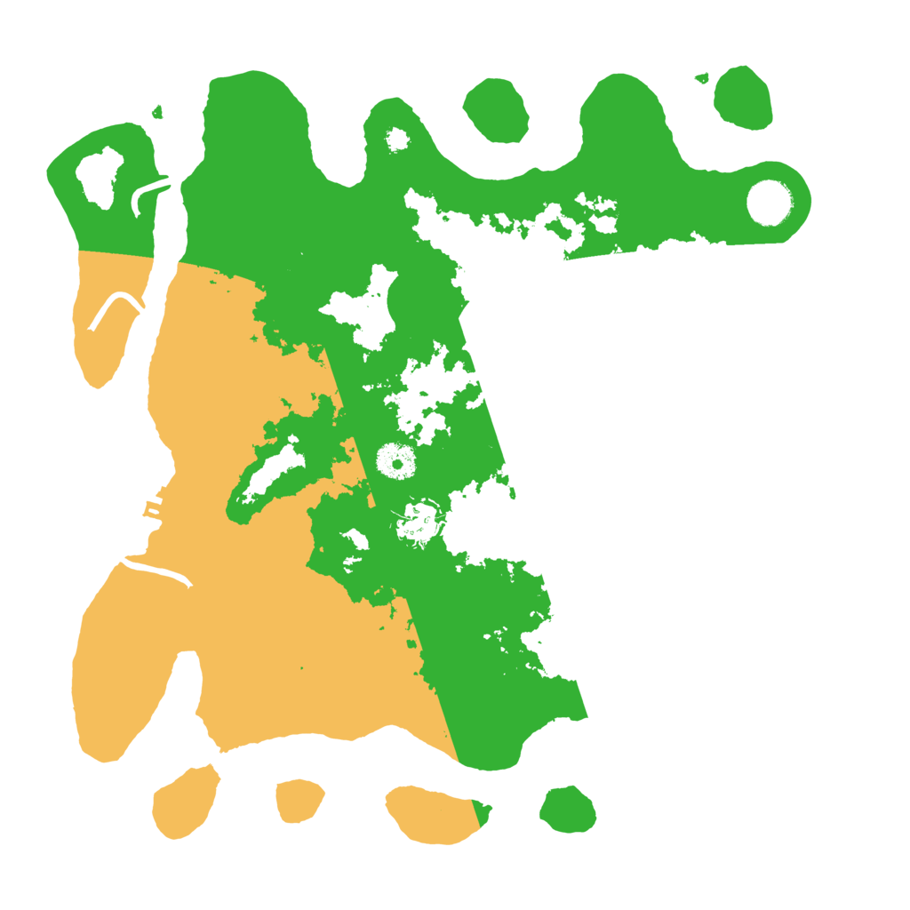 Biome Rust Map: Procedural Map, Size: 3550, Seed: 940632