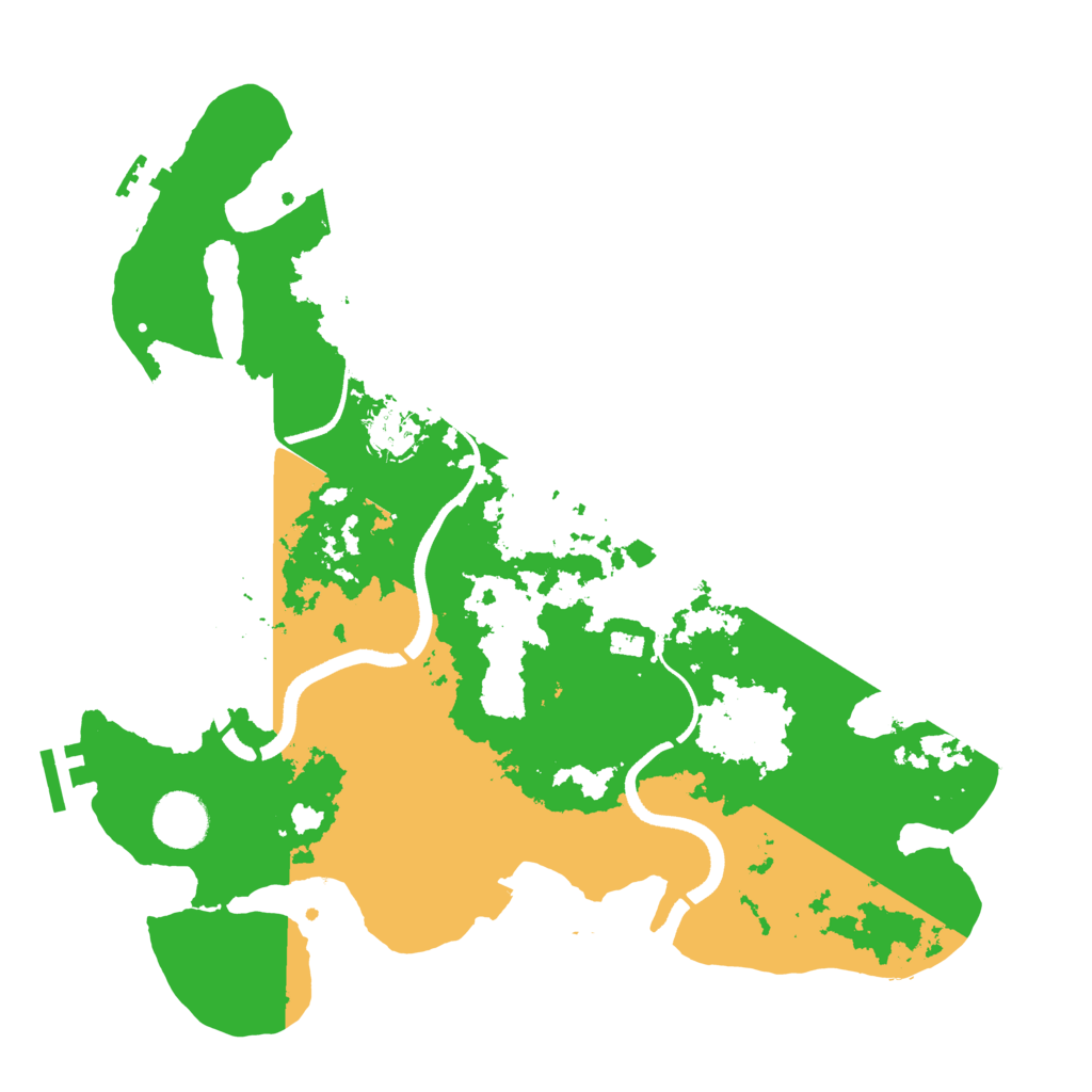 Biome Rust Map: Procedural Map, Size: 3500, Seed: 1125560424