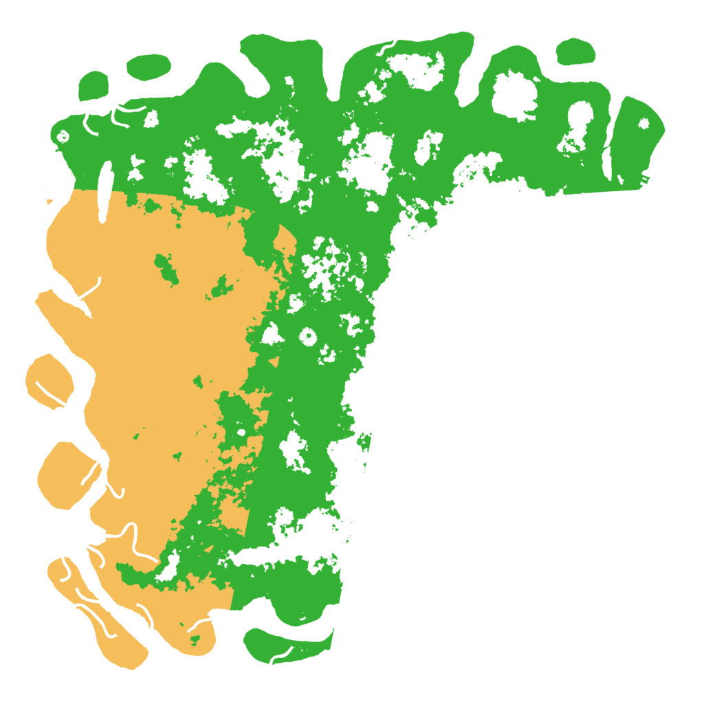 Biome Rust Map: Procedural Map, Size: 6000, Seed: 44422079