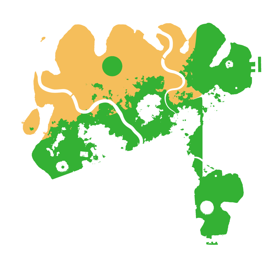 Biome Rust Map: Procedural Map, Size: 3550, Seed: 115211