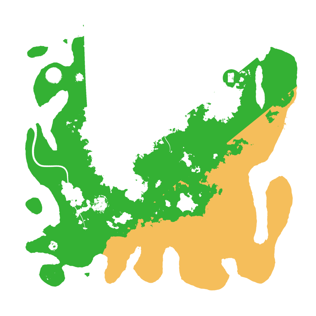 Biome Rust Map: Procedural Map, Size: 3500, Seed: 1014