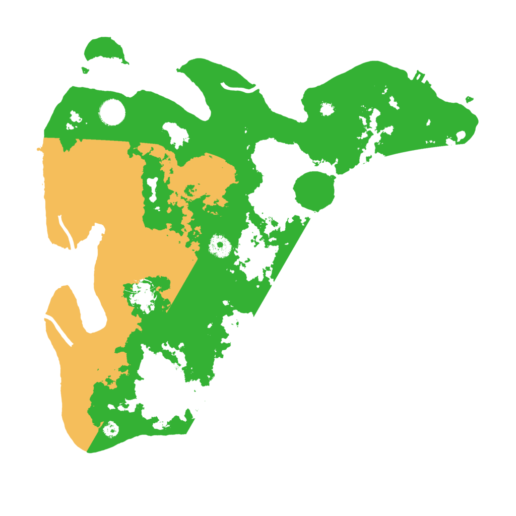 Biome Rust Map: Procedural Map, Size: 3500, Seed: 44924923