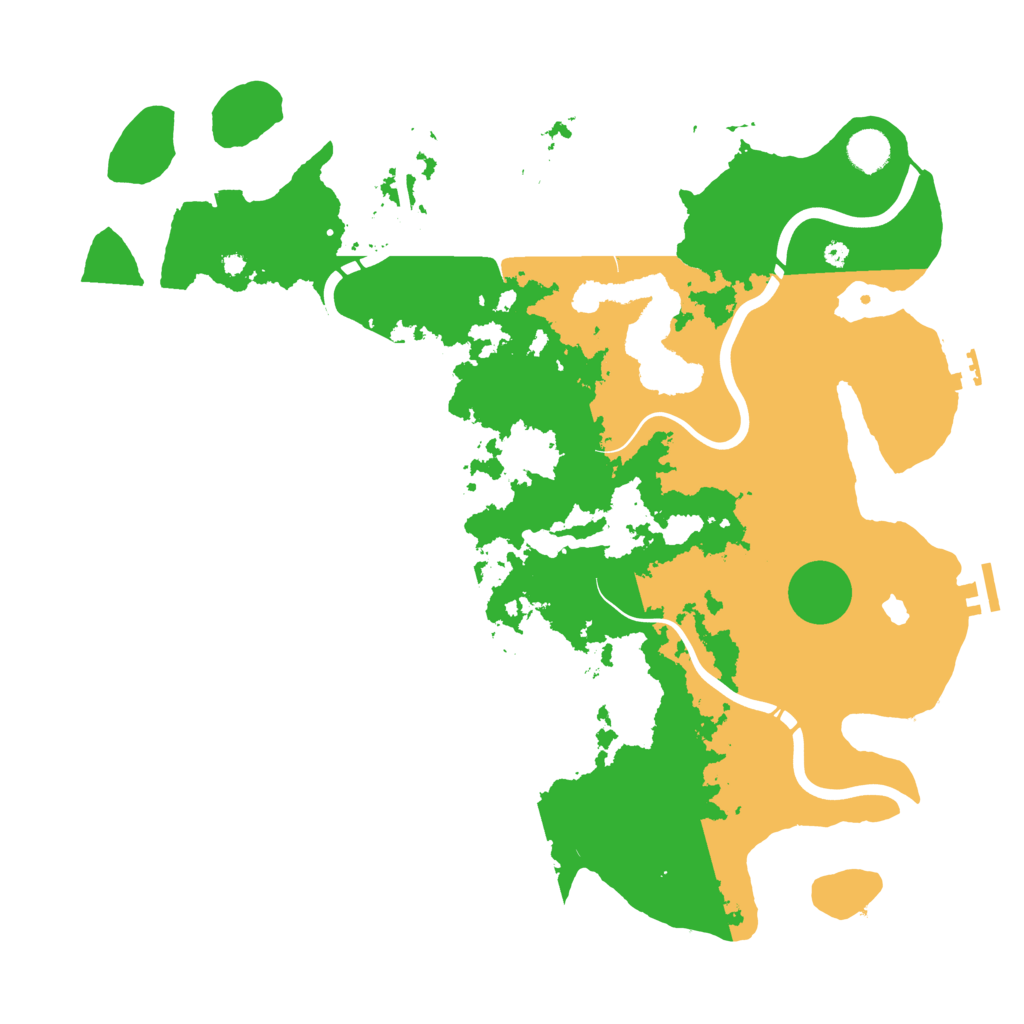 Biome Rust Map: Procedural Map, Size: 4250, Seed: 141022