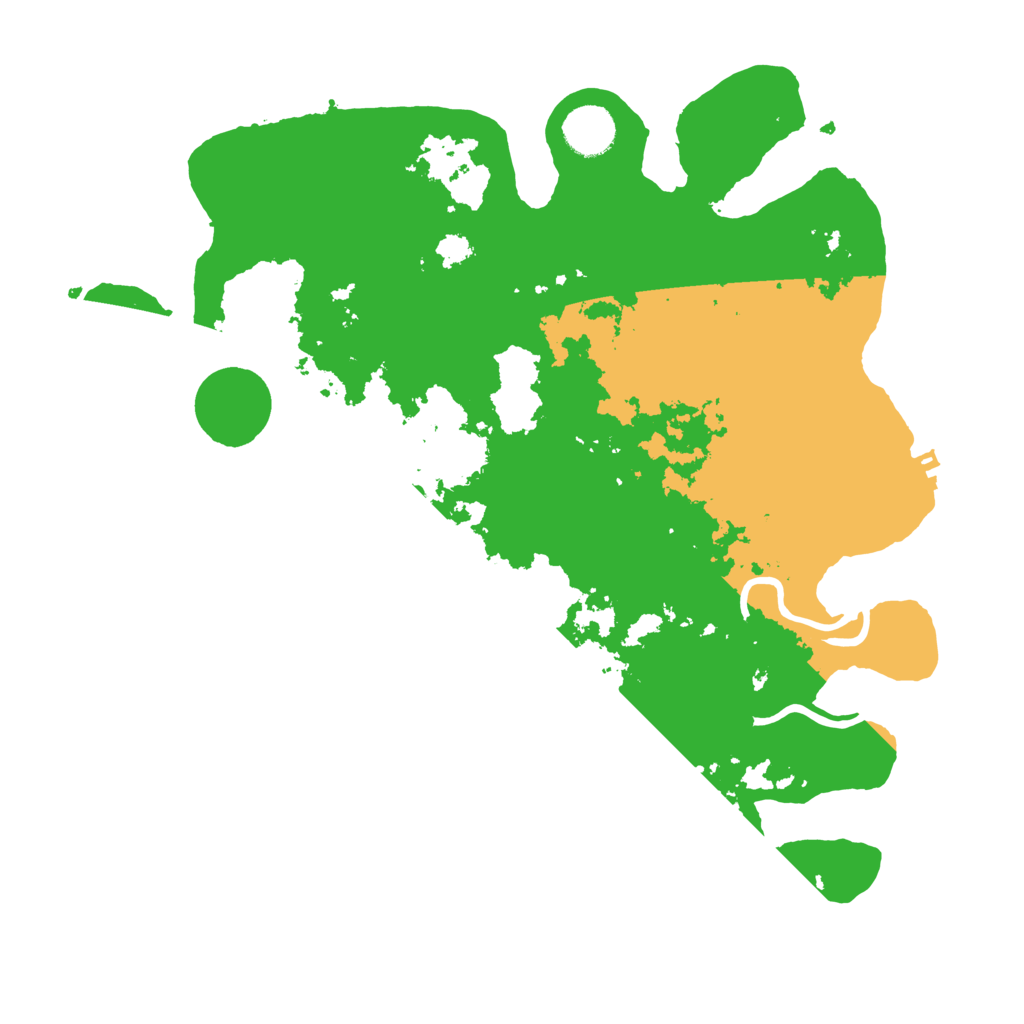 Biome Rust Map: Procedural Map, Size: 3550, Seed: 344187