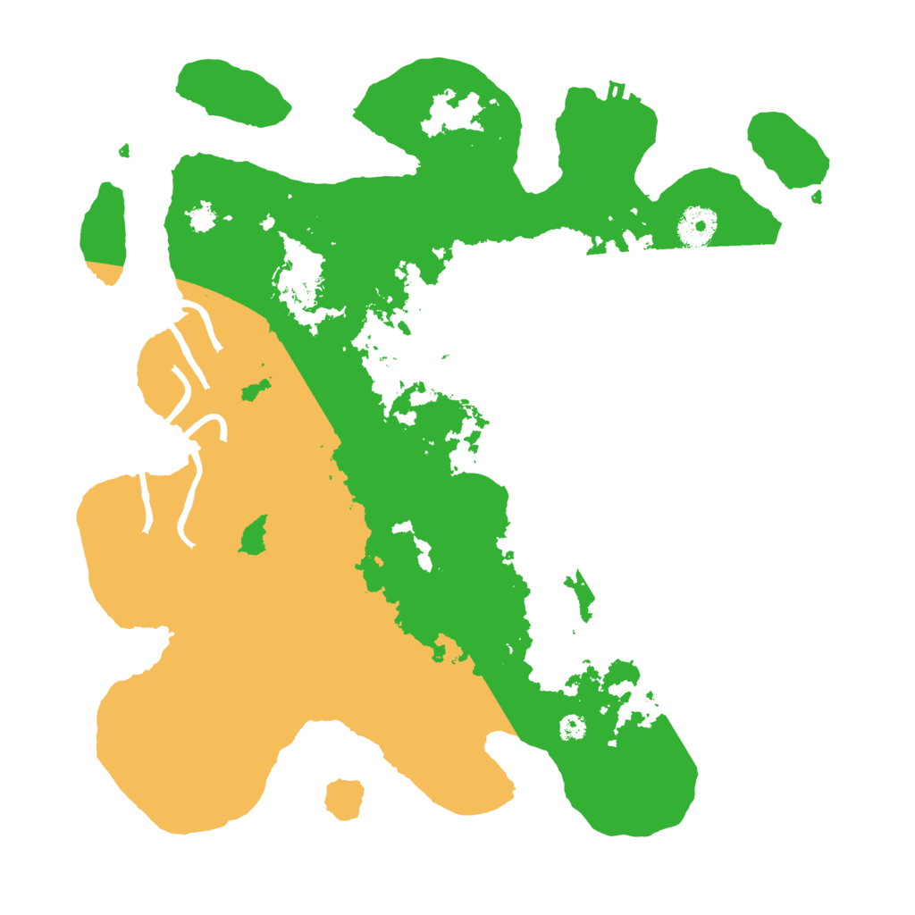 Biome Rust Map: Procedural Map, Size: 3500, Seed: 88653181