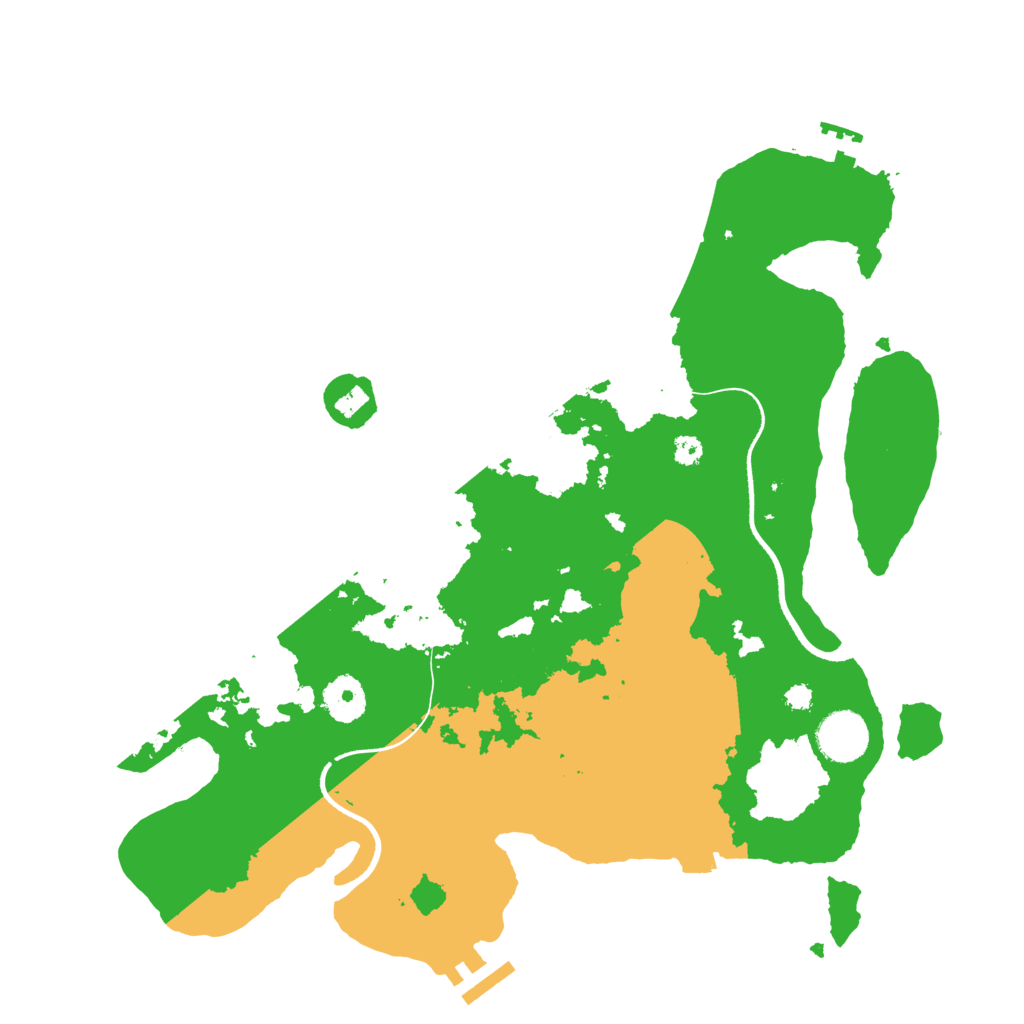 Biome Rust Map: Procedural Map, Size: 3500, Seed: 1601443789