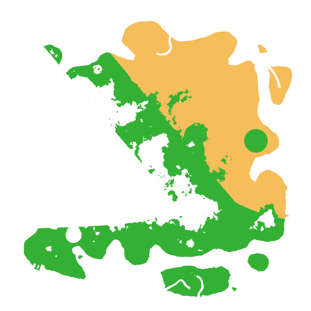 Biome Rust Map: Procedural Map, Size: 3500, Seed: 438749801