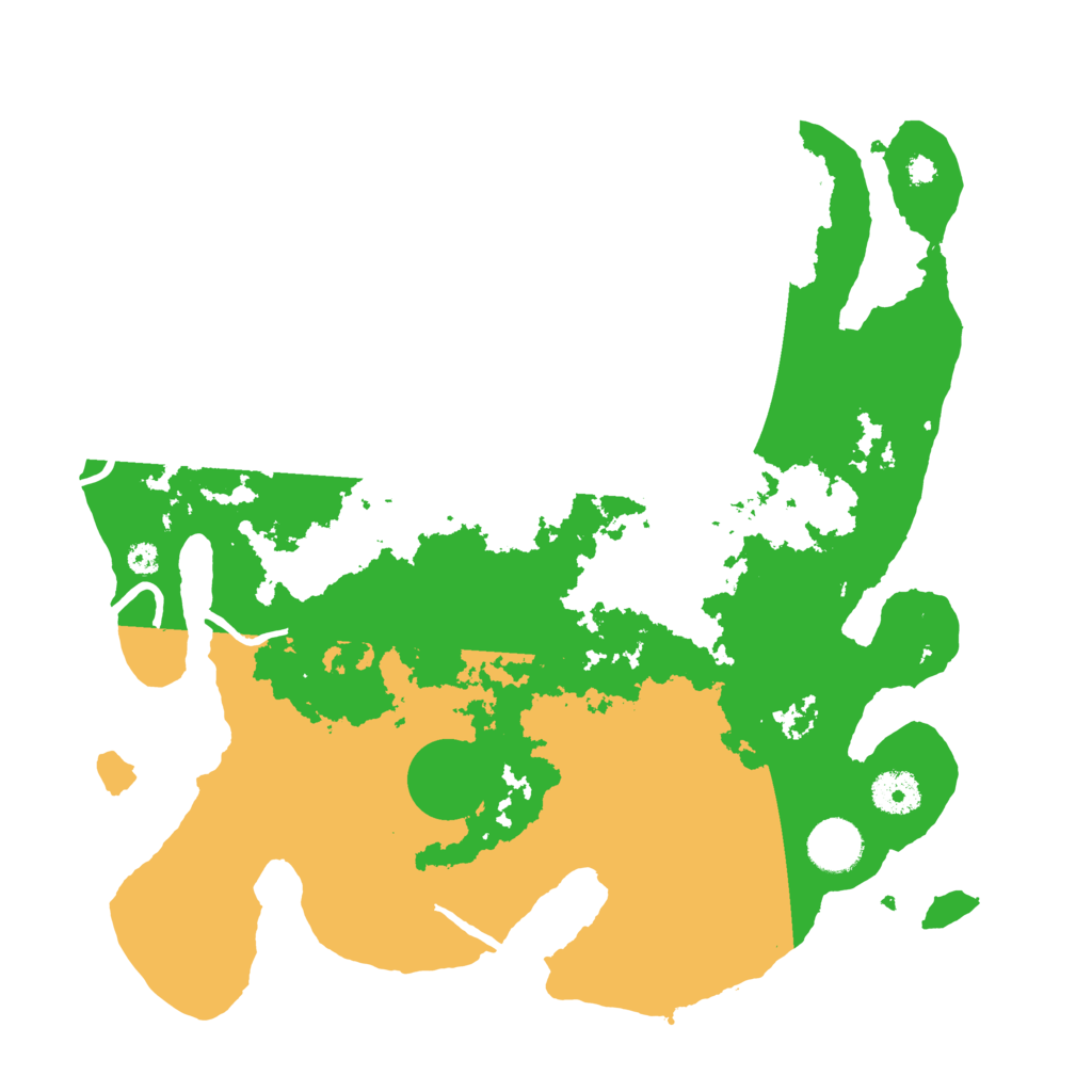 Biome Rust Map: Procedural Map, Size: 3550, Seed: 54550625