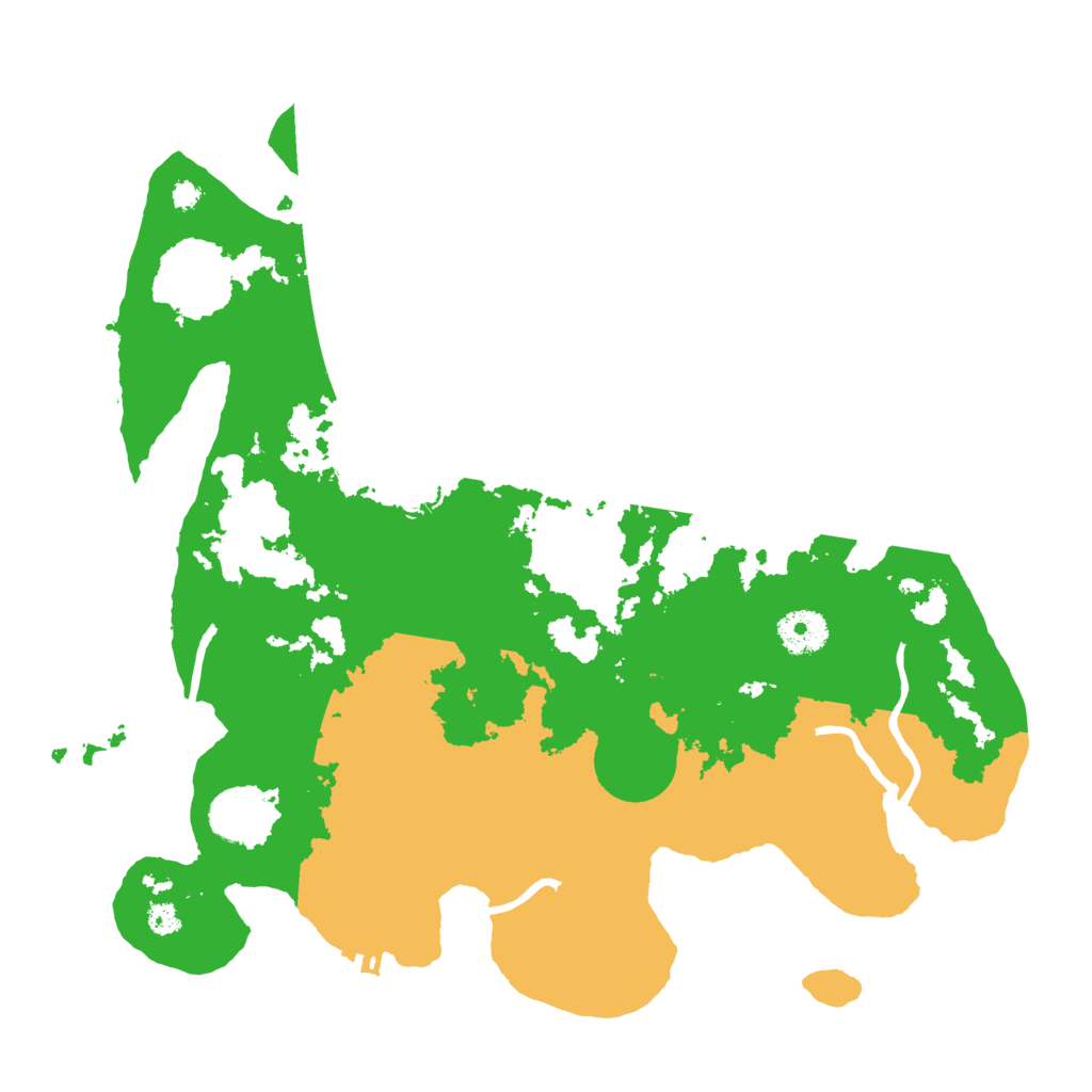 Biome Rust Map: Procedural Map, Size: 3500, Seed: 276961344