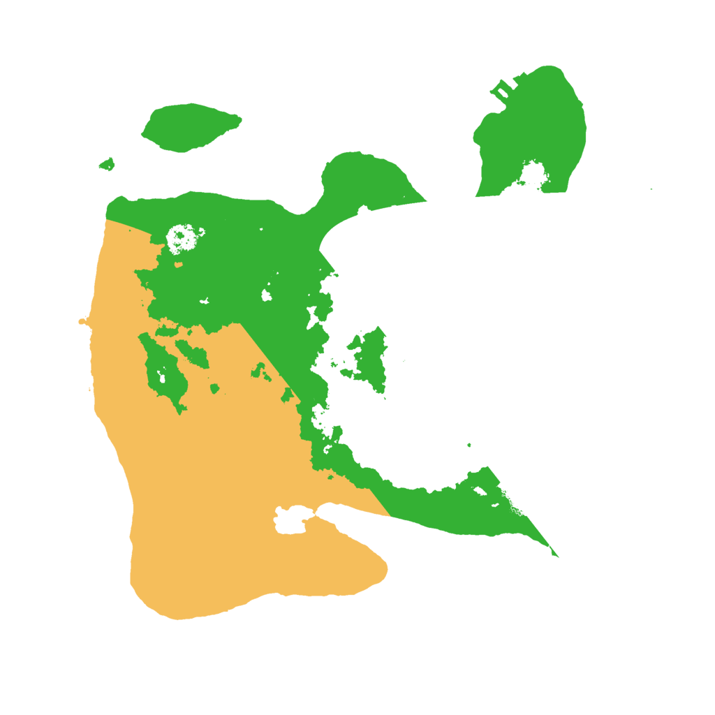 Biome Rust Map: Procedural Map, Size: 2500, Seed: 1932812