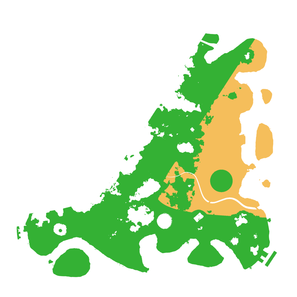 Biome Rust Map: Procedural Map, Size: 3500, Seed: 1044964663