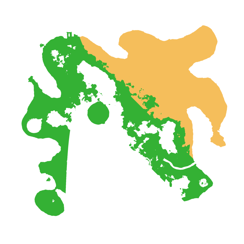 Biome Rust Map: Procedural Map, Size: 3000, Seed: 1304054758