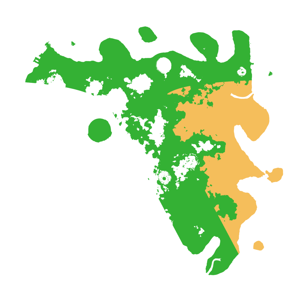 Biome Rust Map: Procedural Map, Size: 3500, Seed: 15453786