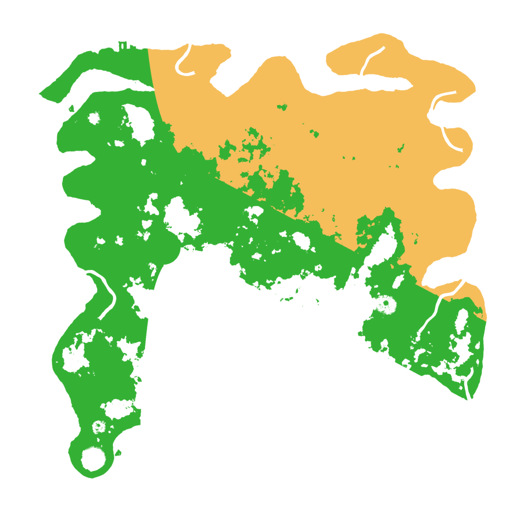 Biome Rust Map: Procedural Map, Size: 4000, Seed: 13046