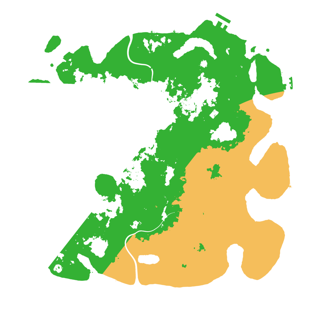 Biome Rust Map: Procedural Map, Size: 3850, Seed: 757835