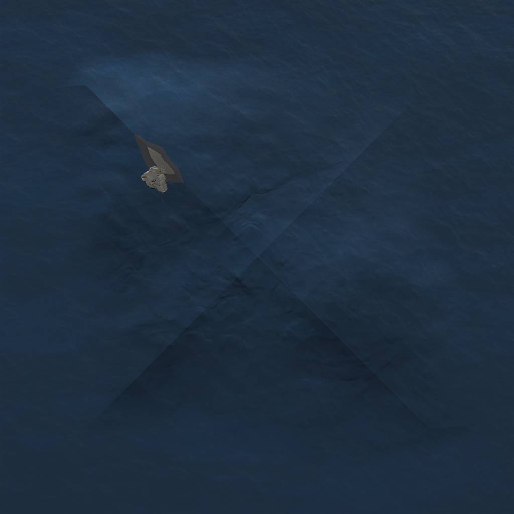 Rust Map: Procedural Map, Size: 1000, Seed: 124425, 3 Monuments