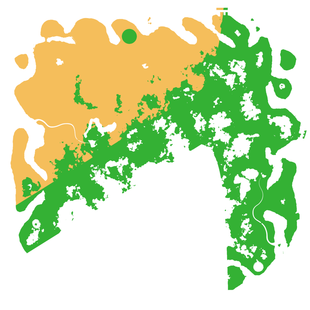 Biome Rust Map: Procedural Map, Size: 5500, Seed: 56